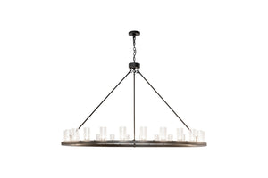 Meyda Tiffany - 173625 - 24 Light Chandelier - Loxley - Textured Black