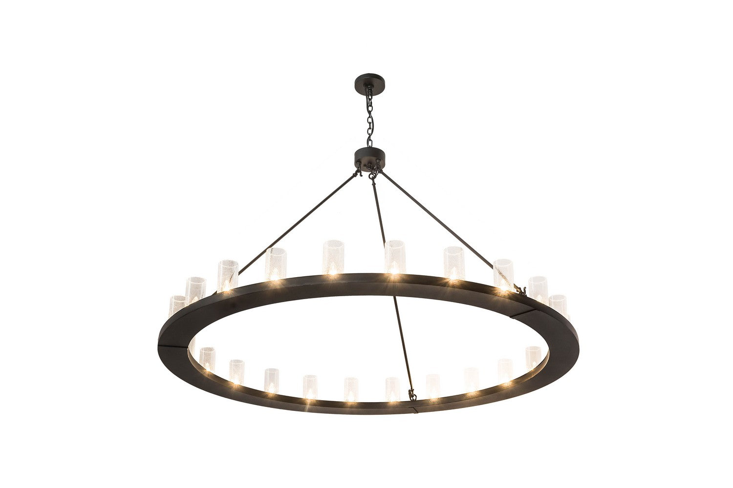 Meyda Tiffany - 173625 - 24 Light Chandelier - Loxley - Textured Black