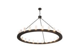 Meyda Tiffany - 173625 - 24 Light Chandelier - Loxley - Textured Black