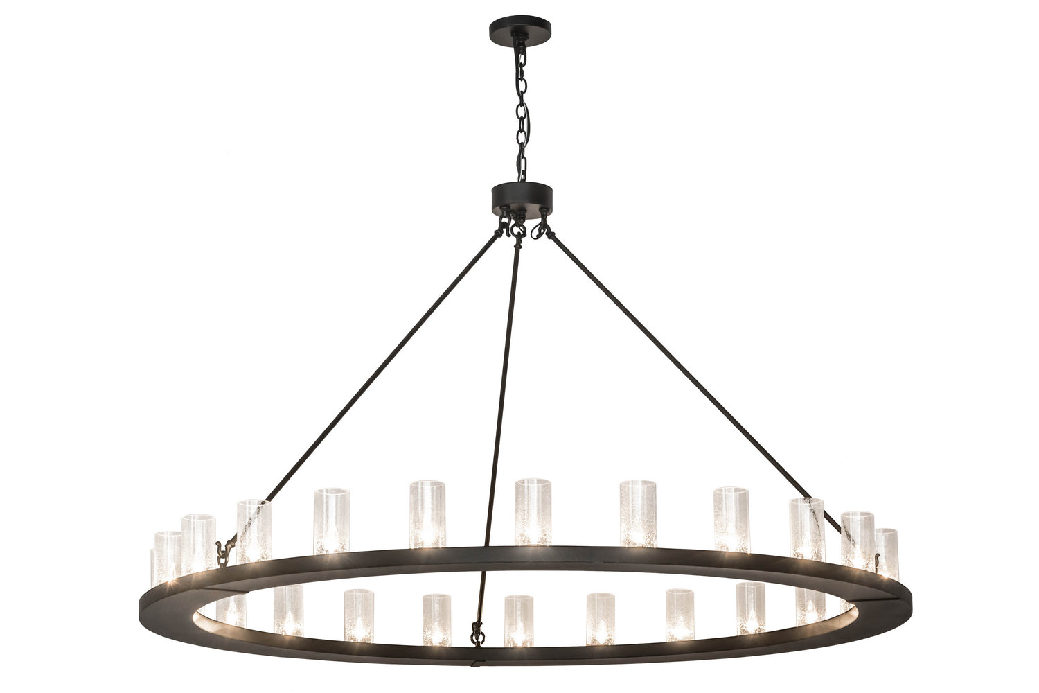 Meyda Tiffany - 173625 - 24 Light Chandelier - Loxley - Textured Black