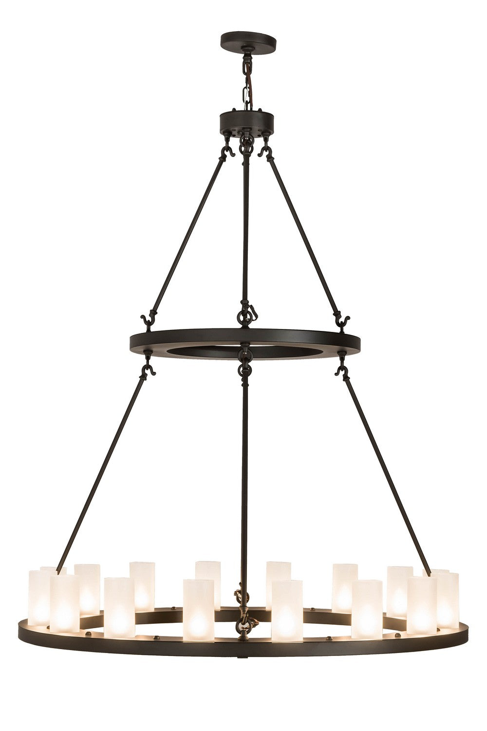 Meyda Tiffany - 173814 - 16 Light Chandelier - Loxley - Oil Rubbed Bronze