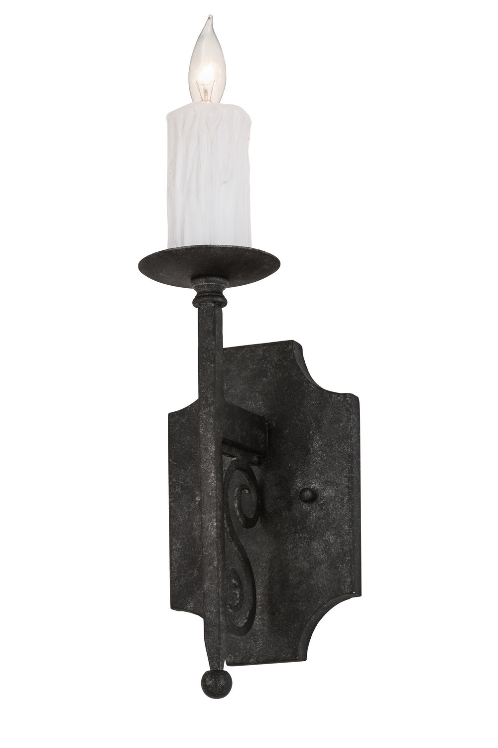 Meyda Tiffany - 174331 - One Light Wall Sconce - Toscano - Smoke