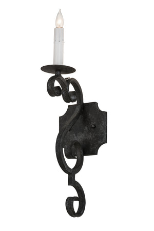 Meyda Tiffany - 174351 - One Light Wall Sconce - Piero - Smoke