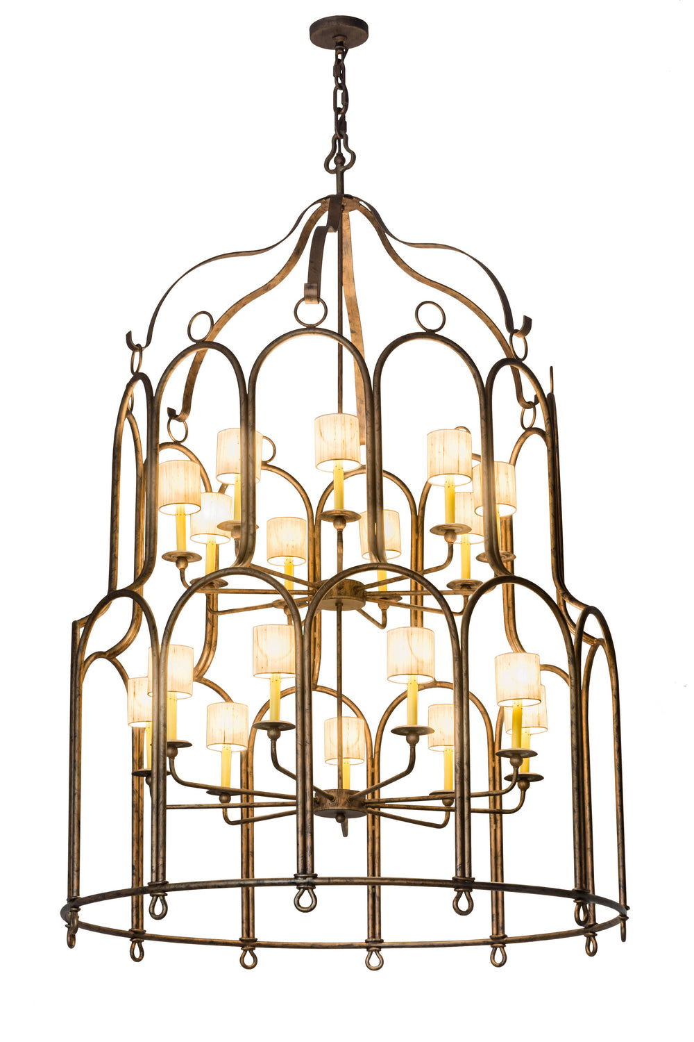 Meyda Tiffany - 174484 - 18 Light Chandelier - Grand Stair - Spanish Gold