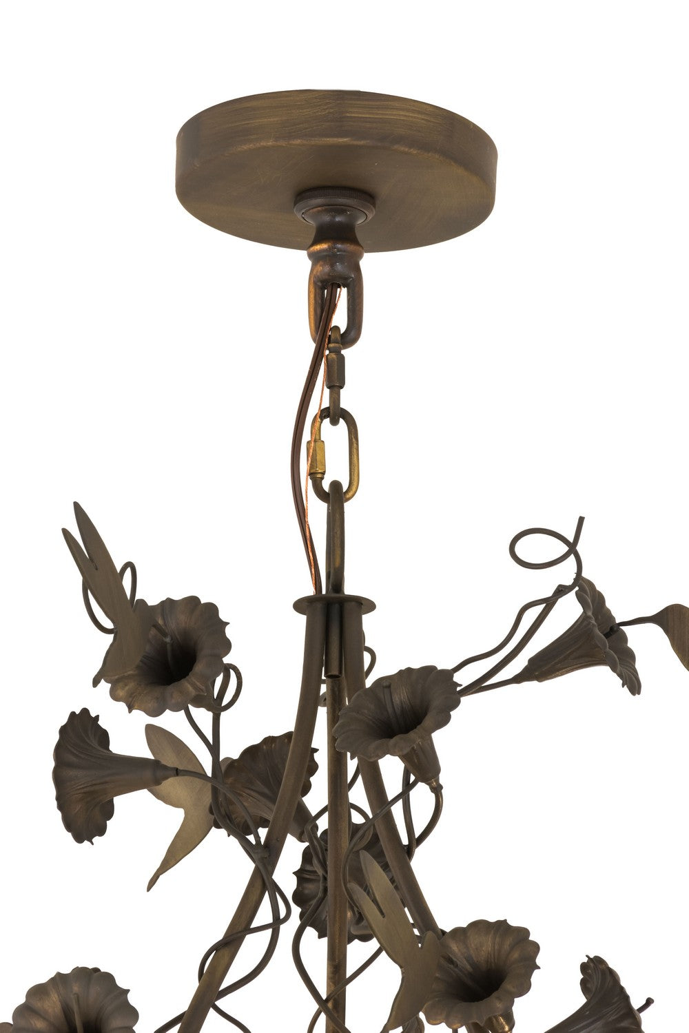 Meyda Tiffany - 174872 - Nine Light Chandelier - Le Printemps - Antique Brass Matte