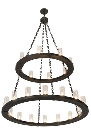 Meyda Tiffany - 175414 - 24 Light Chandelier - Loxley - Timeless Bronze