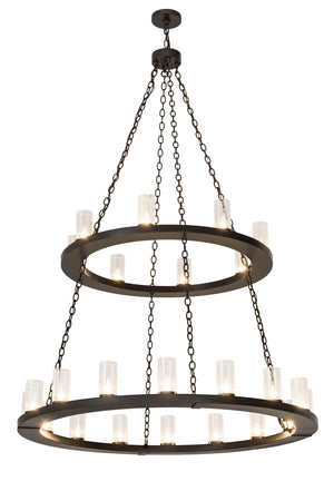 Meyda Tiffany - 175414 - 24 Light Chandelier - Loxley - Timeless Bronze