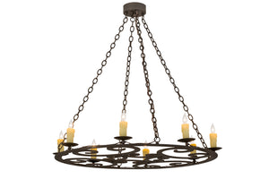 Meyda Tiffany - 175708 - Eight Light Chandelier - Ashley - Gilded Tobacco