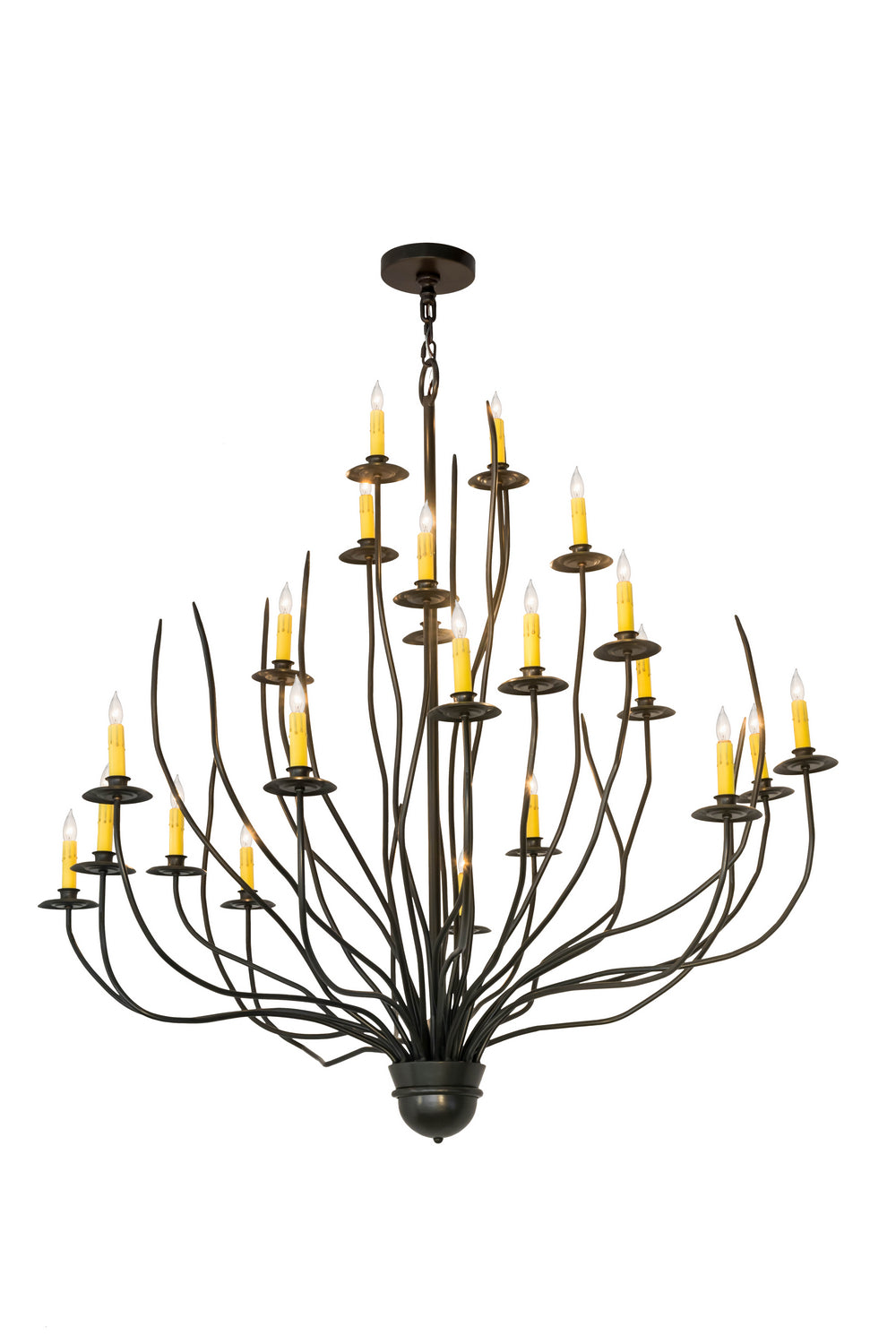 Meyda Tiffany - 176032 - 22 Light Chandelier - Sycamore - Timeless Bronze