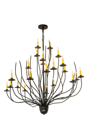 Meyda Tiffany - 176032 - 22 Light Chandelier - Sycamore - Timeless Bronze