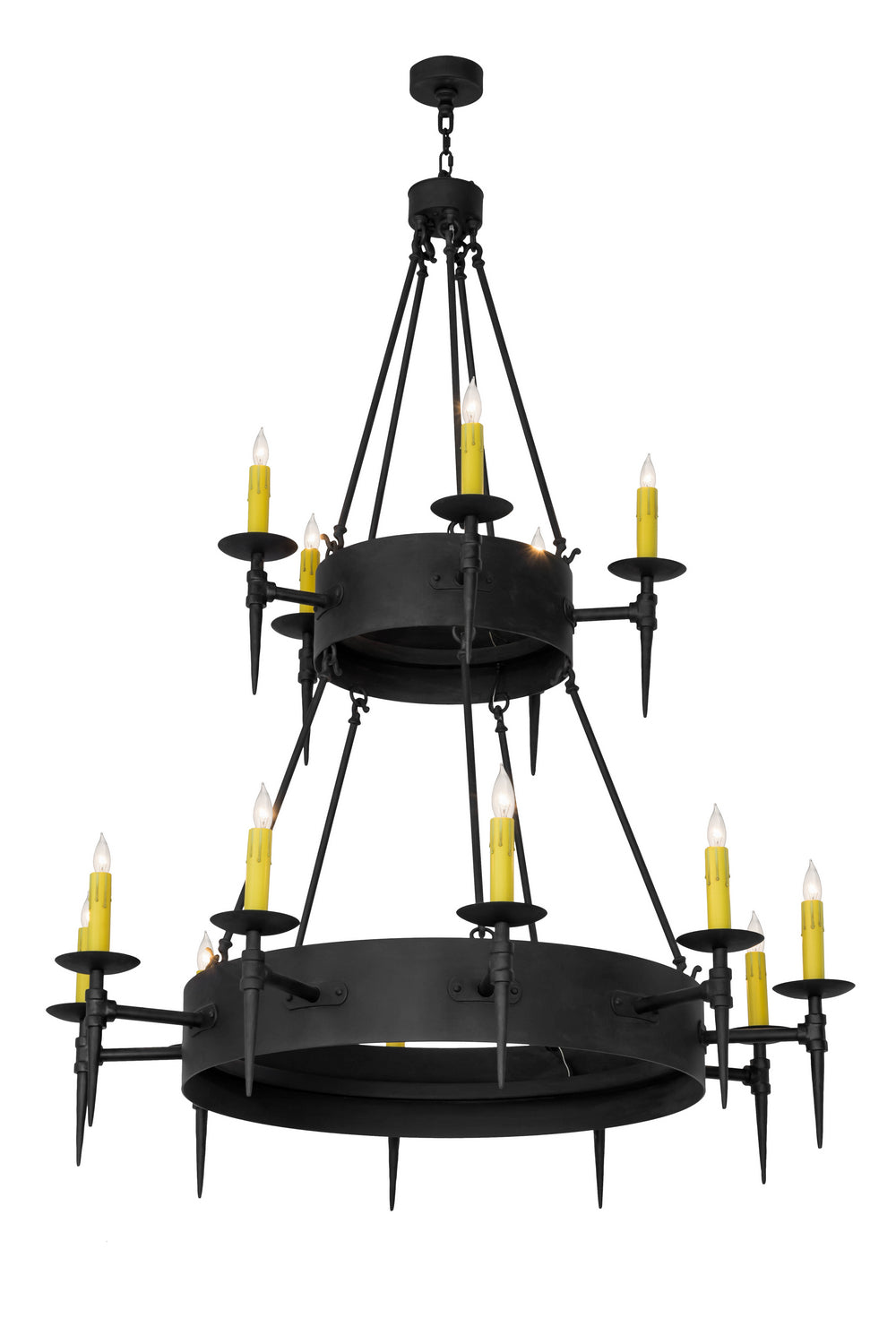 Meyda Tiffany - 177277 - 15 Light Chandelier - Thorndike - Costello Black