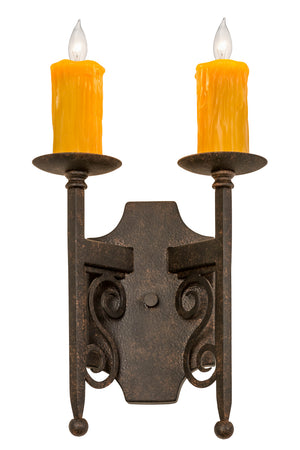 Meyda Tiffany - 177305 - Two Light Wall Sconce - Toscano - Cajun Spice