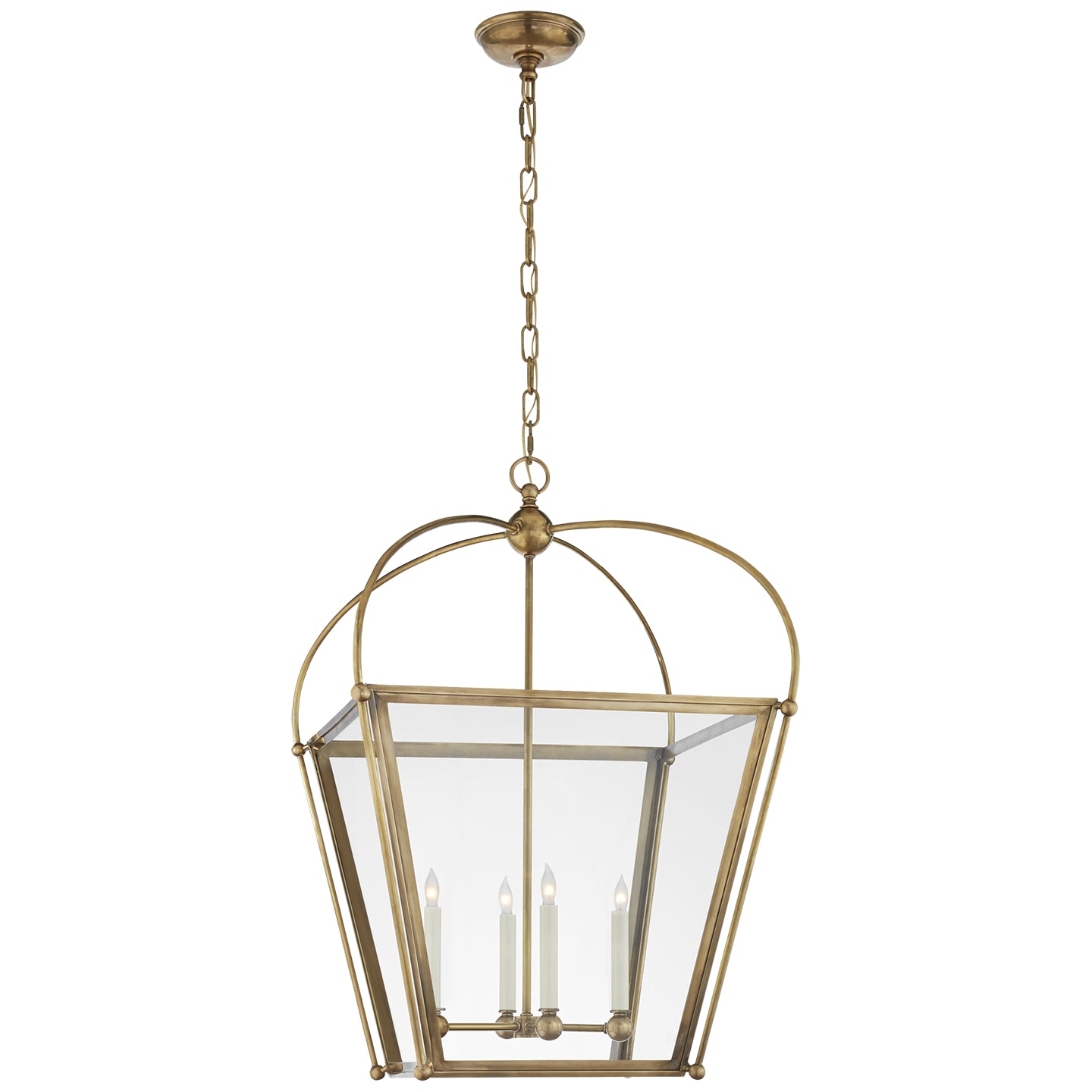 Visual Comfort Signature - CHC 3439AB-CG - Four Light Lantern - Riverside - Antique-Burnished Brass