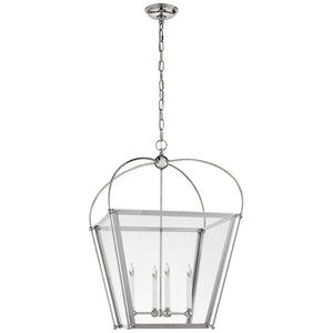 Visual Comfort Signature - CHC 3439PN-CG - Four Light Lantern - Riverside - Polished Nickel