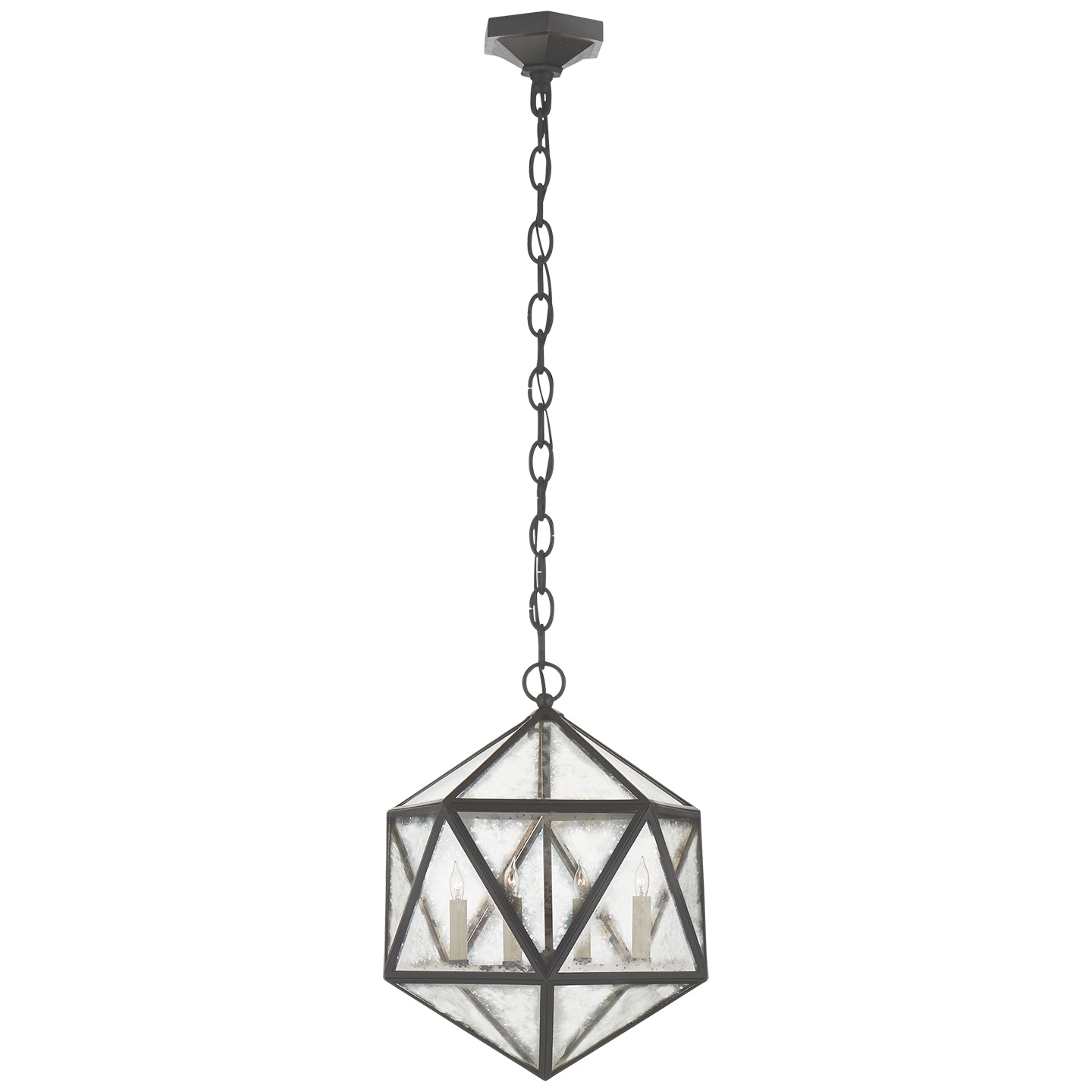 Visual Comfort Signature - CHC 5201AI-AM - Four Light Lantern - Zeno - Aged Iron