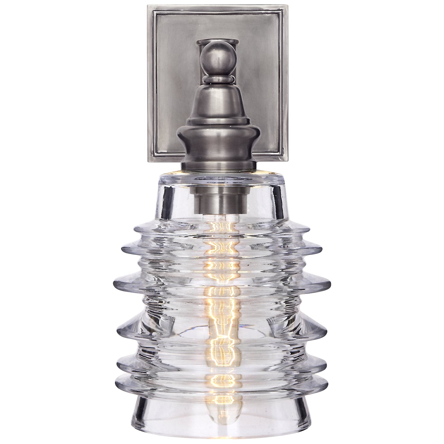 Visual Comfort Signature - CHD 2472AN-CG - One Light Wall Sconce - Covington - Antique Nickel