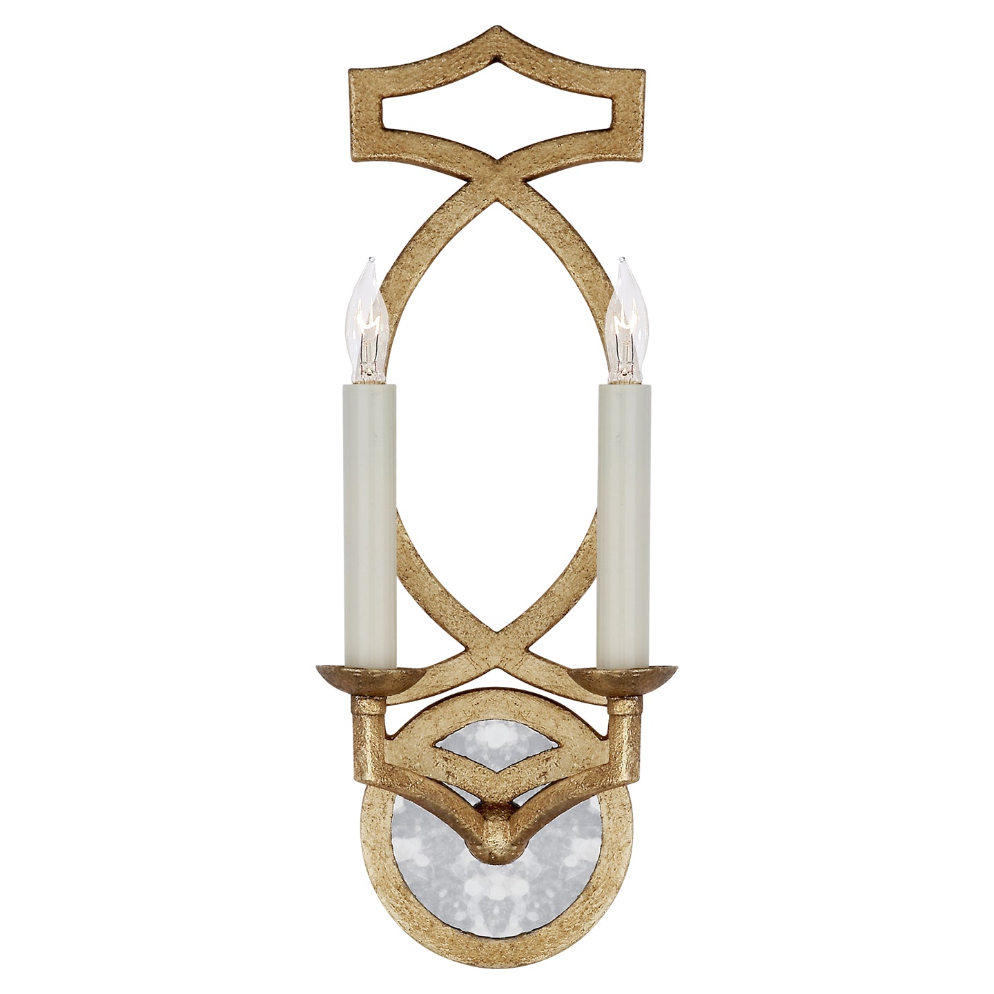 Visual Comfort Signature - NW 2311VG - Two Light Wall Sconce - Brittany - Venetian Gold