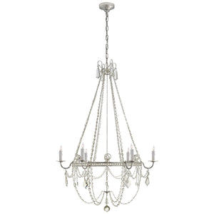 Visual Comfort Signature - SP 5031BSL-CG - Six Light Chandelier - Sharon - Burnished Silver Leaf