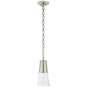 Visual Comfort Signature - TOB 5751PN-CG - One Light Pendant - Robinson - Polished Nickel