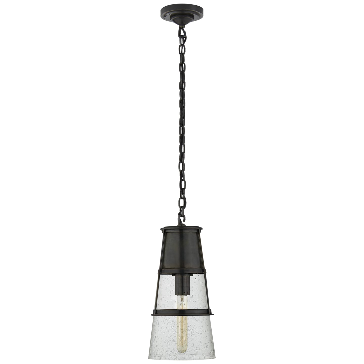 Visual Comfort Signature - TOB 5752BZ-SG - One Light Pendant - Robinson - Bronze