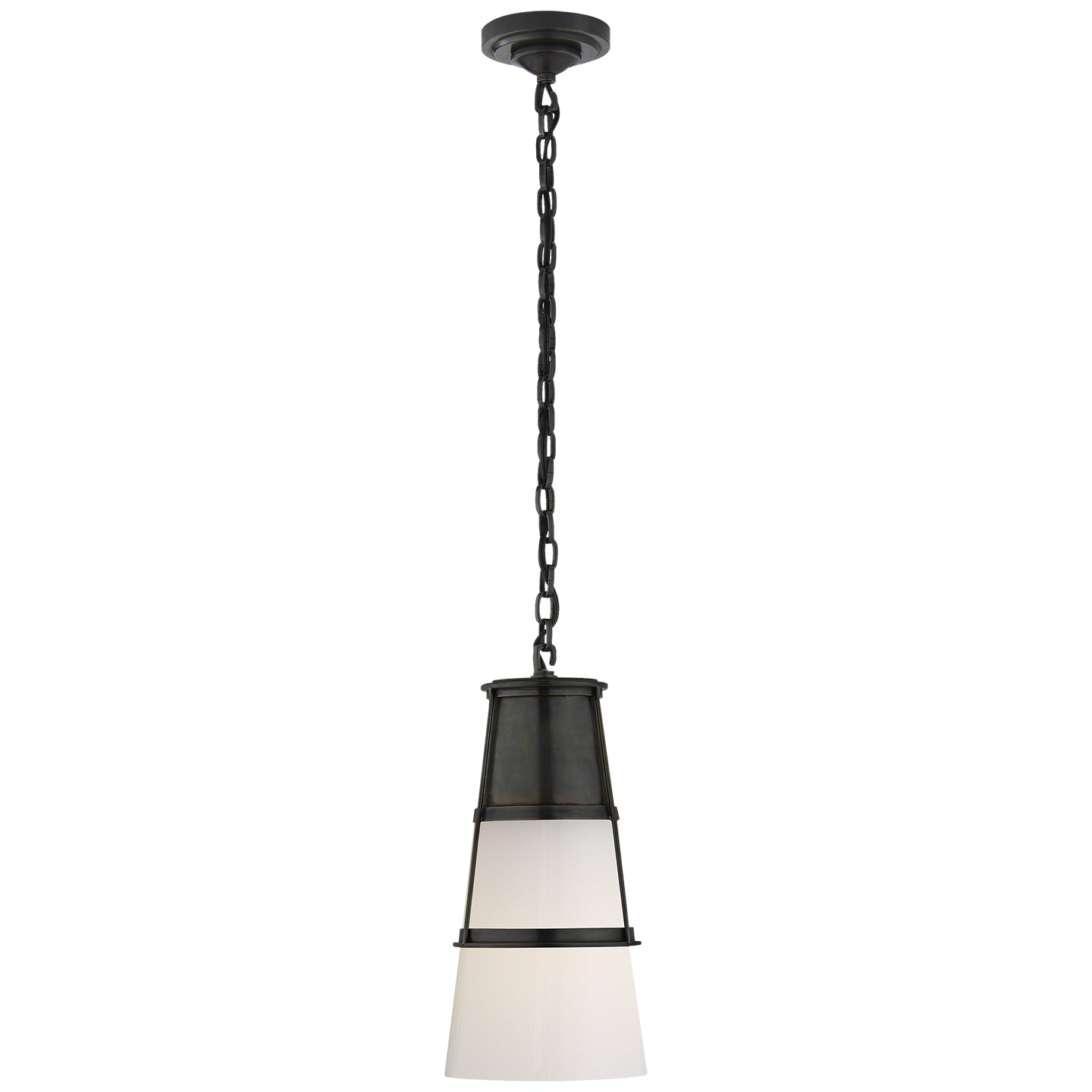Visual Comfort Signature - TOB 5752BZ-WG - One Light Pendant - Robinson - Bronze
