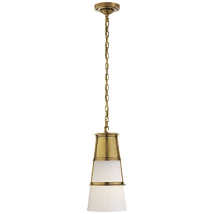 Visual Comfort Signature - TOB 5752HAB-WG - One Light Pendant - Robinson - Hand-Rubbed Antique Brass