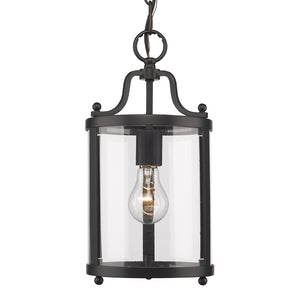 Golden - 1157-M1L BLK - One Light Mini Pendant - Payton BLK - Matte Black