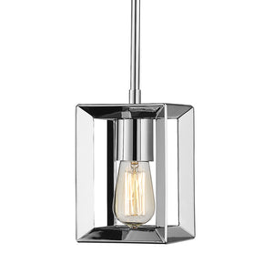 Golden - 2074-M1L CH - One Light Mini Pendant - Smyth CH - Chrome