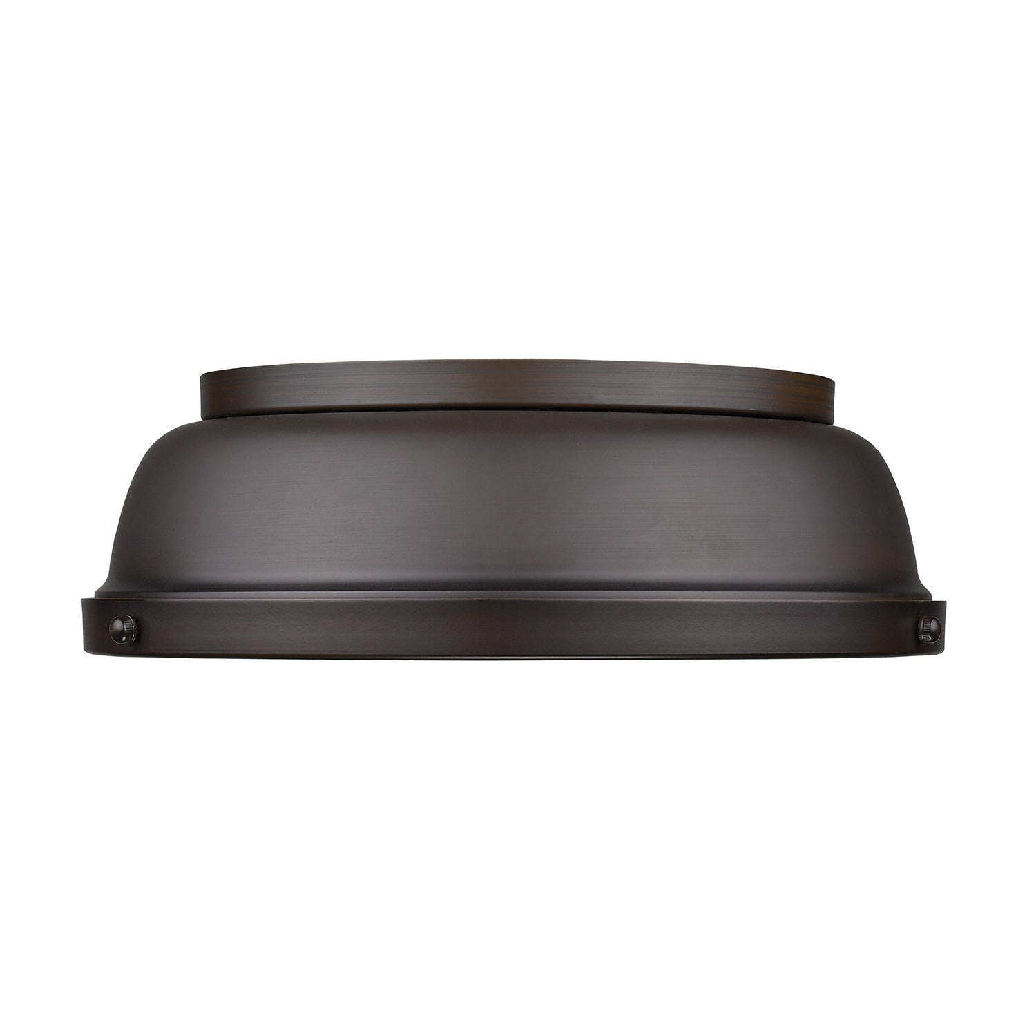 Golden - 3602-14 RBZ-RBZ - Two Light Flush Mount - Duncan RBZ - Rubbed Bronze