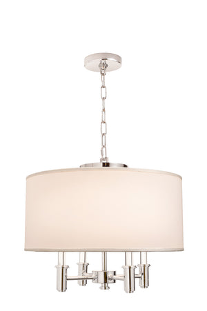 Kalco - 500571CH - Four Light Convertible Pendant - Semi Flush Mount - DuPont - Chrome