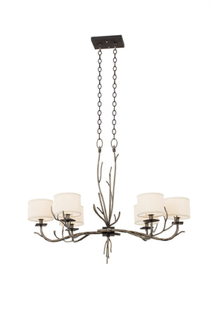 Kalco - 501050BJT - Six Light Chandelier - Denali - Bronze Jewel Tone