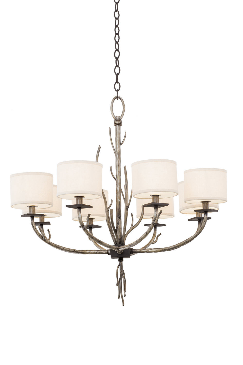 Kalco - 501051BJT - Eight Light Chandelier - Denali - Bronze Jewel Tone