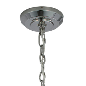 Norwell Lighting - 1080-PN-NG - Four Light Pendant - Cage - Polished Nickel