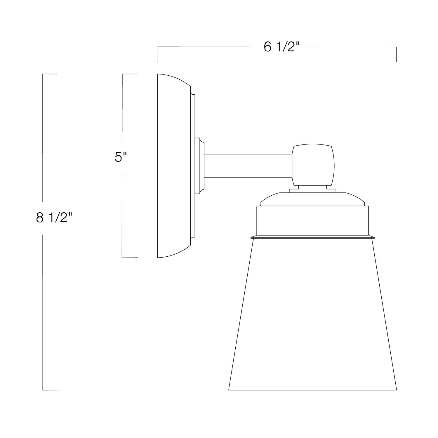 Norwell Lighting - 8931-CH-SO - One Light Wall Sconce - Soft Square - Chrome