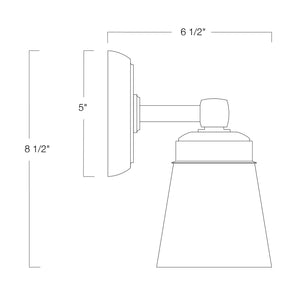 Norwell Lighting - 8931-CH-SO - One Light Wall Sconce - Soft Square - Chrome