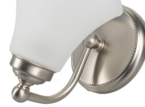 Norwell Lighting - 9661-BN-FL - One Light Wall Sconce - Soleil - Brushed Nickel