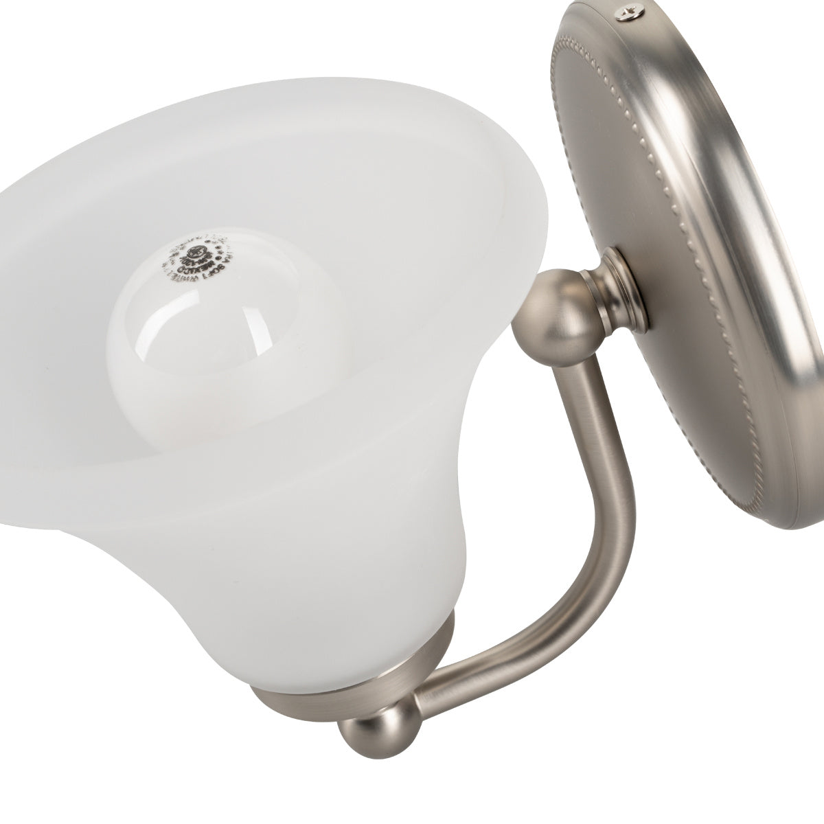 Norwell Lighting - 9661-BN-FL - One Light Wall Sconce - Soleil - Brushed Nickel