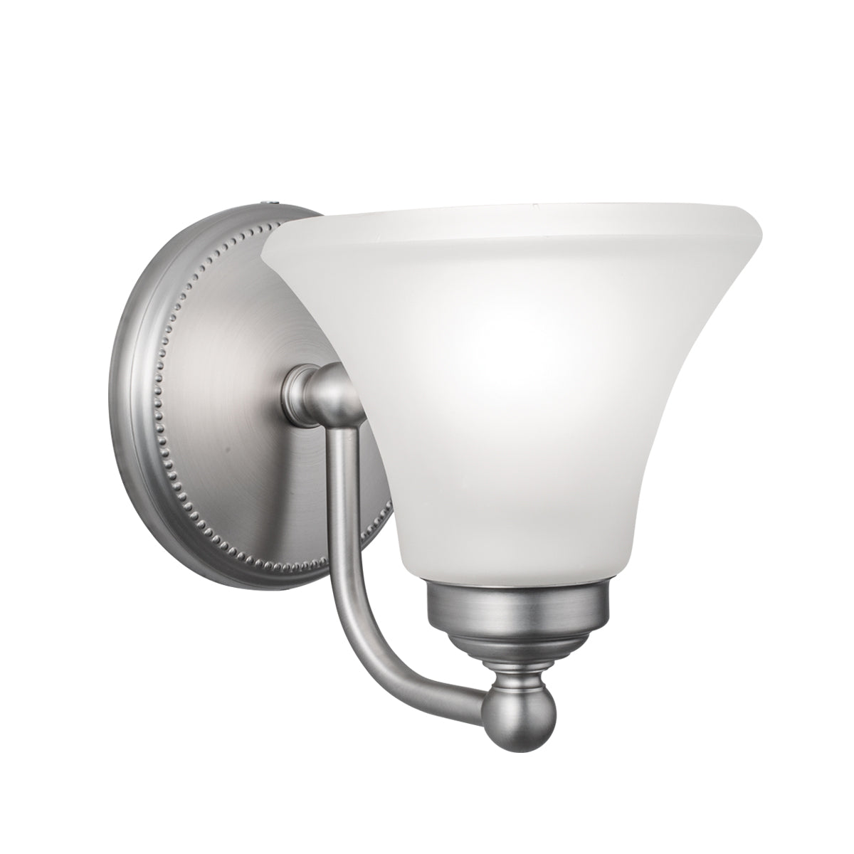 Norwell Lighting - 9661-BN-FL - One Light Wall Sconce - Soleil - Brushed Nickel