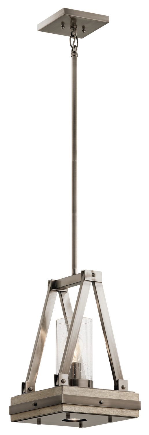 Kichler - 43435CLP - One Light Pendant - Colerne - Classic Pewter