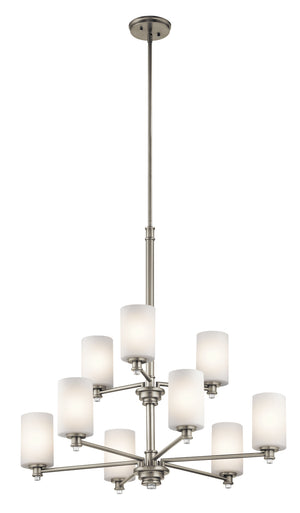 Kichler - 43924NI - Nine Light Chandelier - Joelson - Brushed Nickel