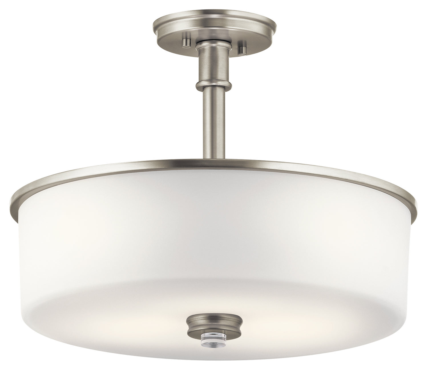 Kichler - 43925NI - Three Light Pendant/Semi Flush Mount - Joelson - Brushed Nickel