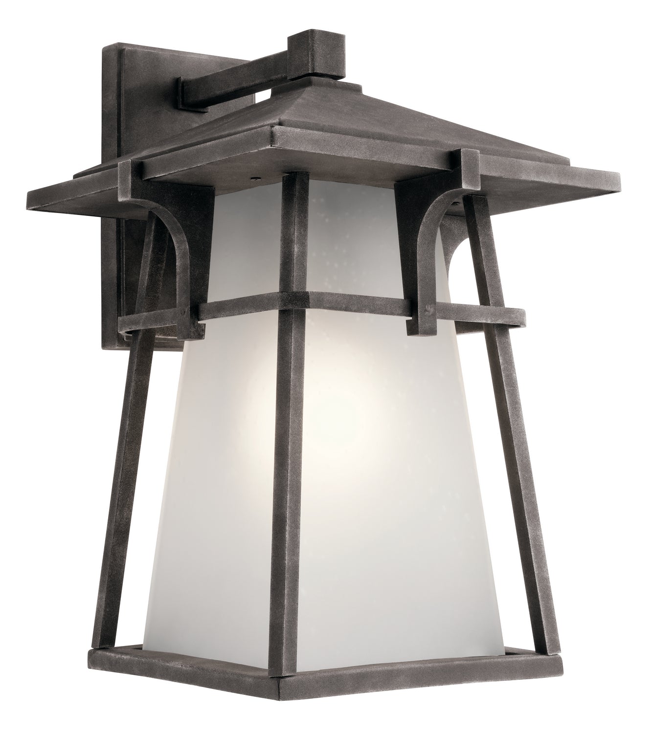 Kichler - 49723WZC - One Light Outdoor Wall Mount - Beckett - Weathered Zinc