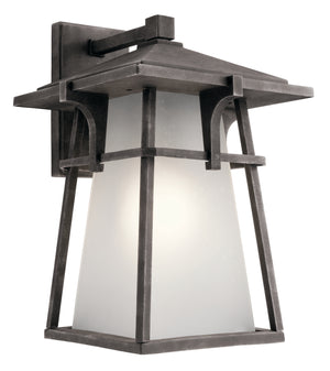 Kichler - 49723WZC - One Light Outdoor Wall Mount - Beckett - Weathered Zinc