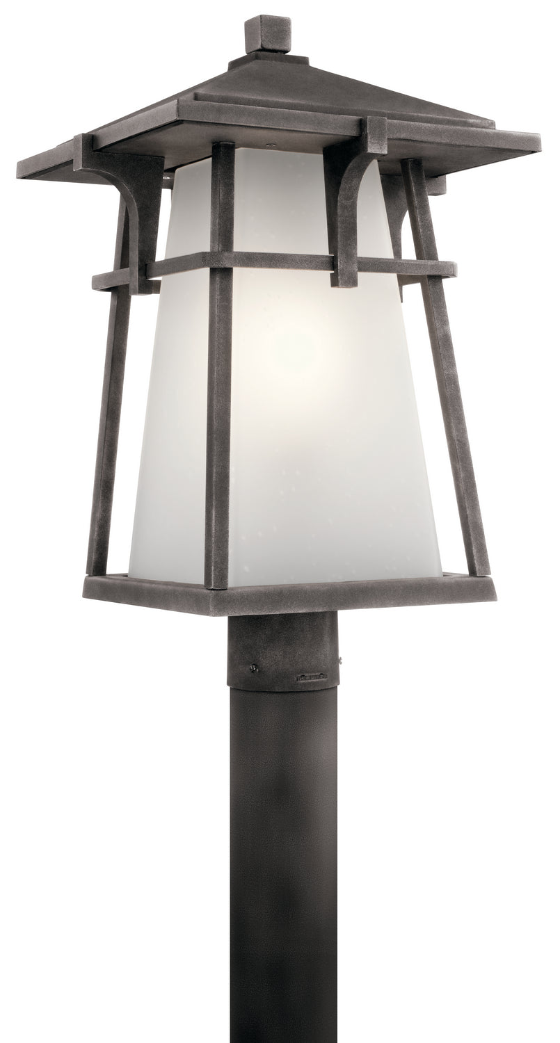 Kichler - 49724WZC - One Light Outdoor Post Mount - Beckett - Weathered Zinc