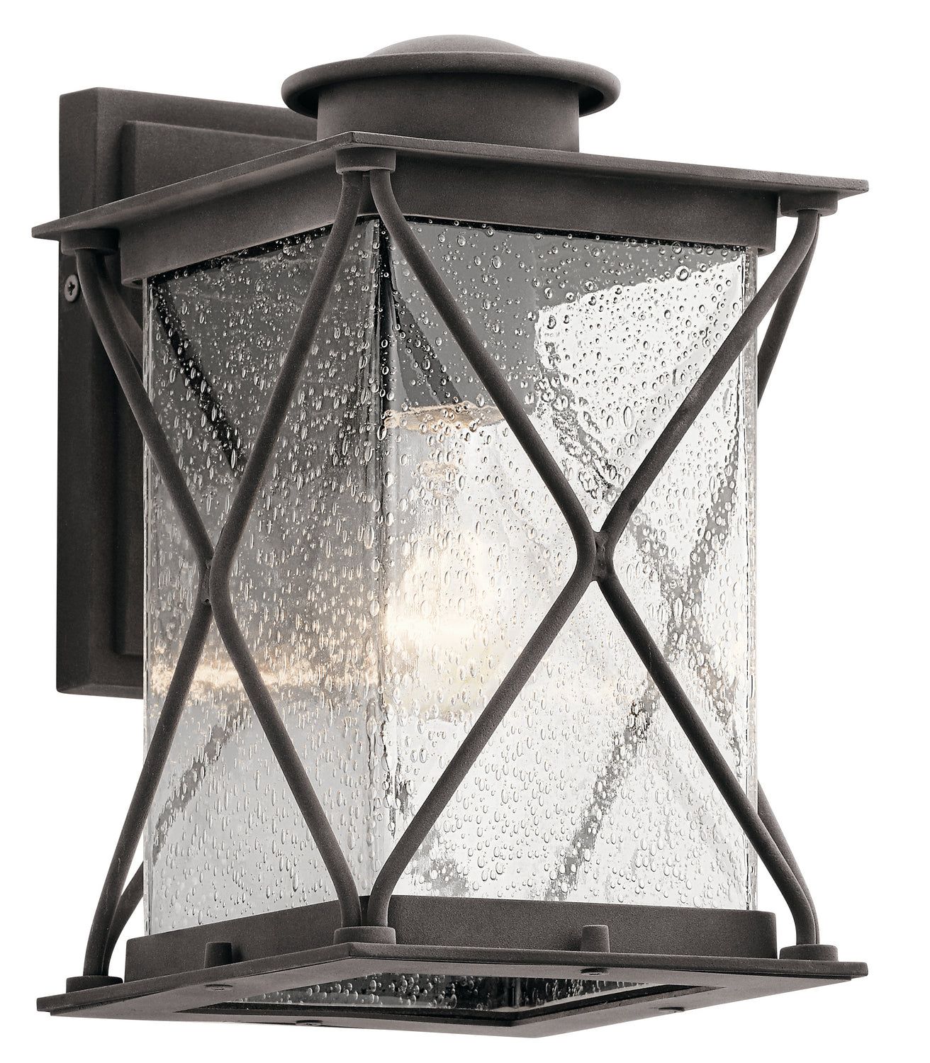 Kichler - 49743WZC - One Light Outdoor Wall Mount - Argyle - Weathered Zinc