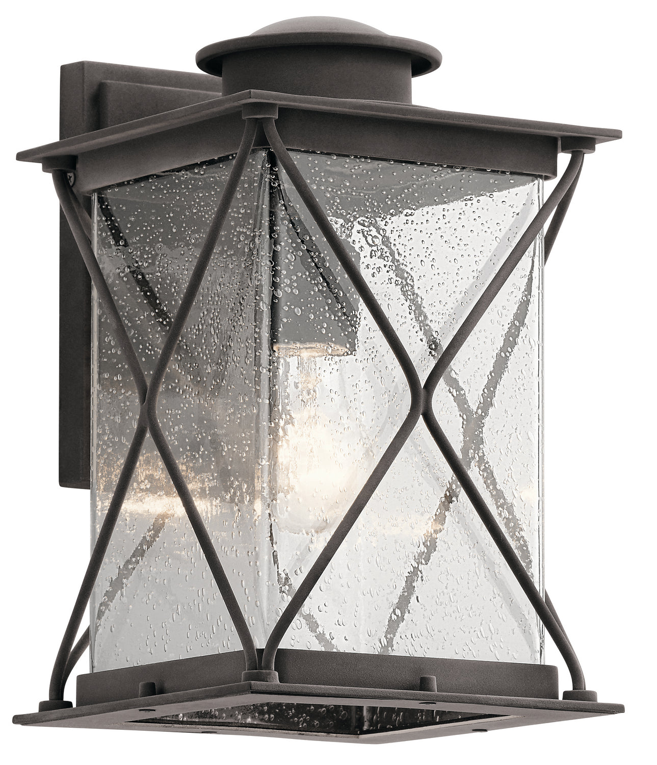 Kichler - 49744WZC - One Light Outdoor Wall Mount - Argyle - Weathered Zinc