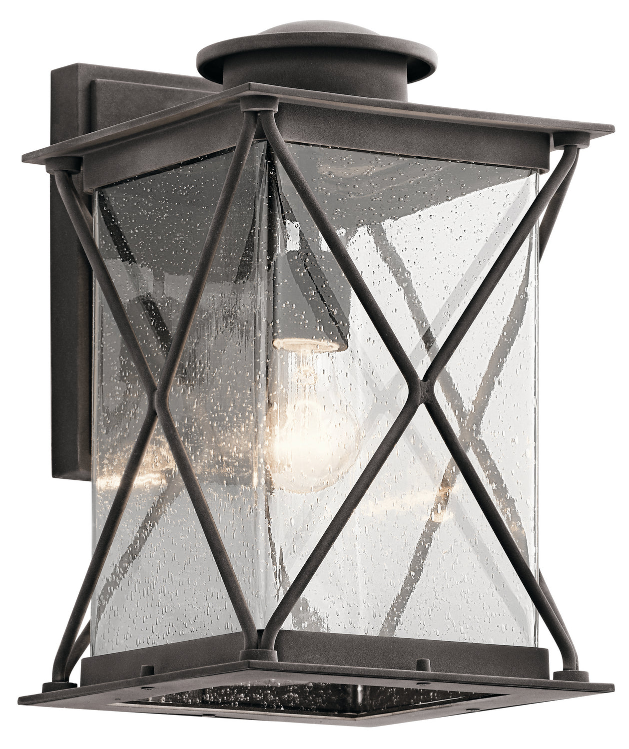 Kichler - 49745WZC - One Light Outdoor Wall Mount - Argyle - Weathered Zinc