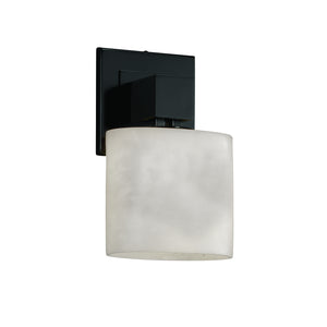 Justice Designs - CLD-8707-30-MBLK - One Light Wall Sconce - Clouds - Matte Black