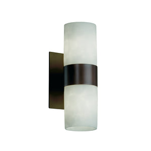 Justice Designs - CLD-8762-10-DBRZ - Two Light Wall Sconce - Clouds - Dark Bronze