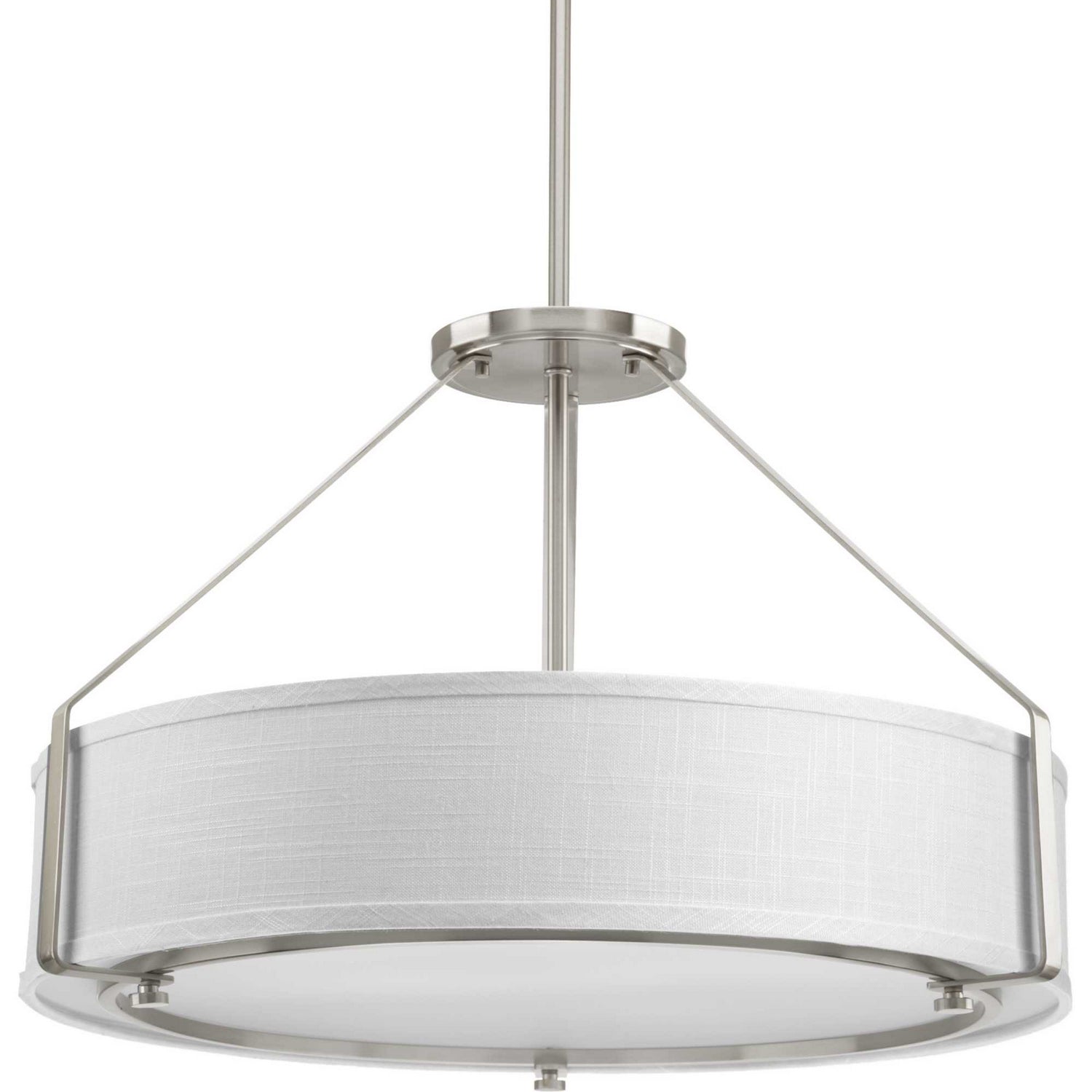 Progress Lighting - P5015-09 - Four Light Pendant - Ratio - Brushed Nickel